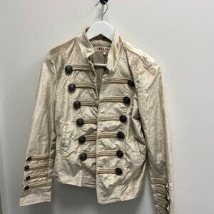 NWT Free People Velvet Military Jacket Medium